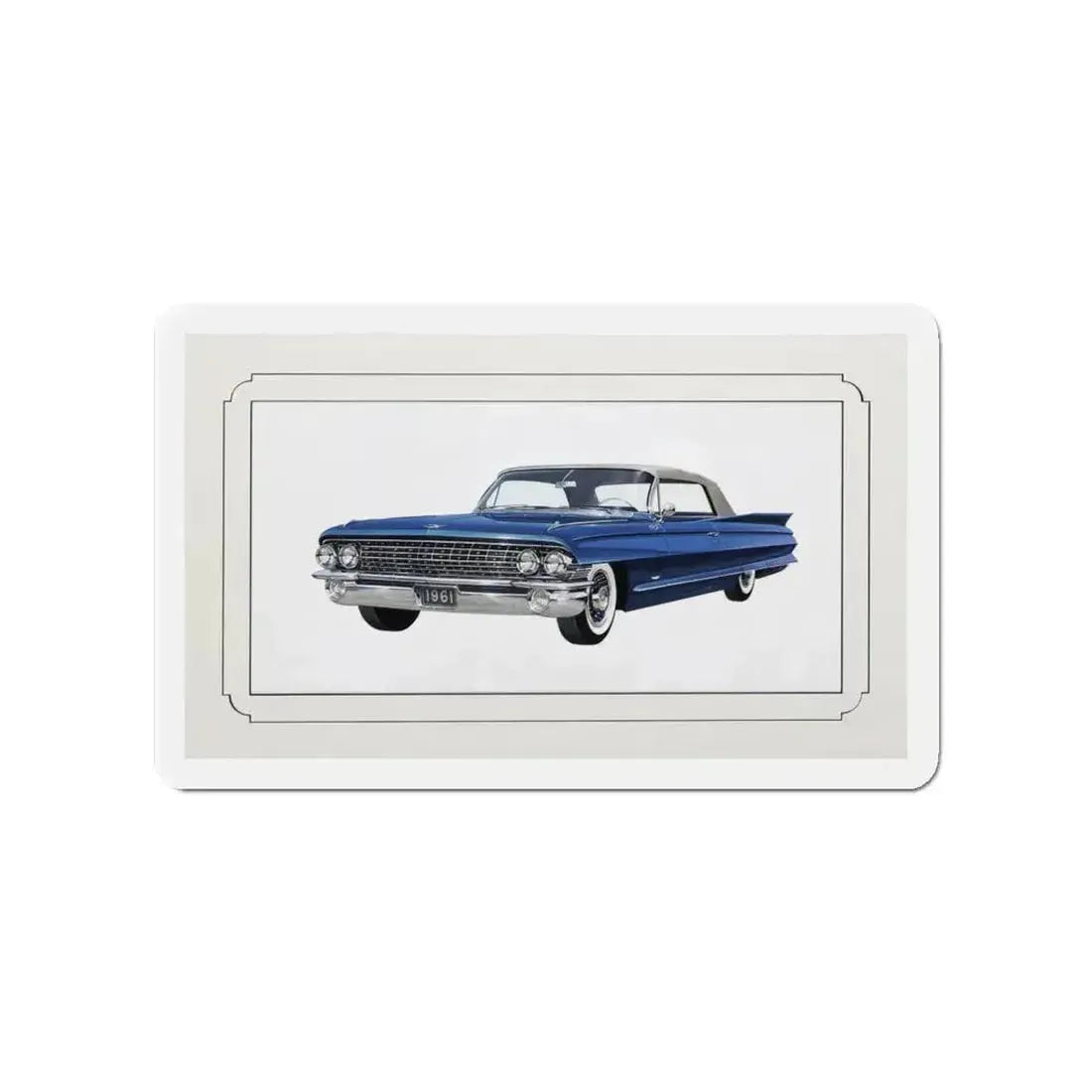 Automobile illustration 3 (Magazine Illustration) Refrigerator Magnet - The Sticker Space
