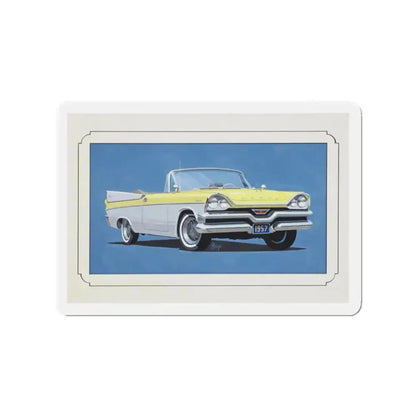 Automobile illustration 4 (Magazine Illustration) Refrigerator Magnet 2 Inch Die-Cut - The Sticker Space