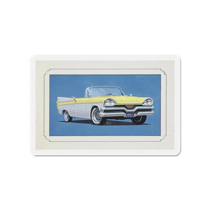 Automobile illustration 4 (Magazine Illustration) Refrigerator Magnet 4 Inch Die-Cut - The Sticker Space