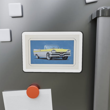 Automobile illustration 4 (Magazine Illustration) Refrigerator Magnet-The Sticker Space