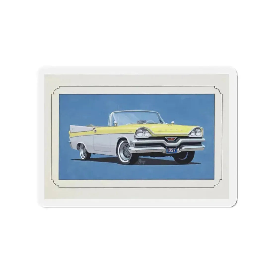Automobile illustration 4 (Magazine Illustration) Refrigerator Magnet - The Sticker Space