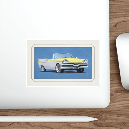 Automobile illustration 4 (Magazine Illustration) STICKER Vinyl Die-Cut Decal-The Sticker Space