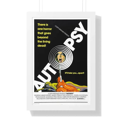 AUTOPSY 1975 - Framed Movie Poster - The Sticker Space