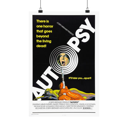 AUTOPSY 1975 - Paper Movie Poster-12″ x 18″-The Sticker Space