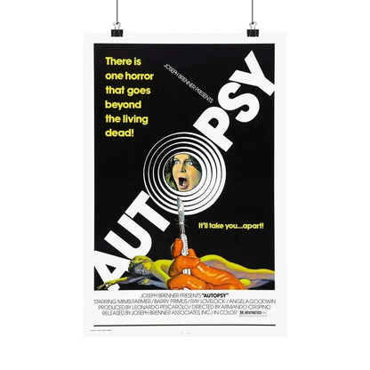 AUTOPSY 1975 - Paper Movie Poster - The Sticker Space