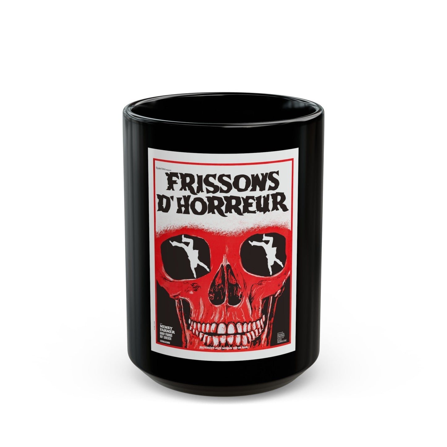 AUTOPSY (FRENCH) 1975 Movie Poster - Black Coffee Mug-15oz-The Sticker Space