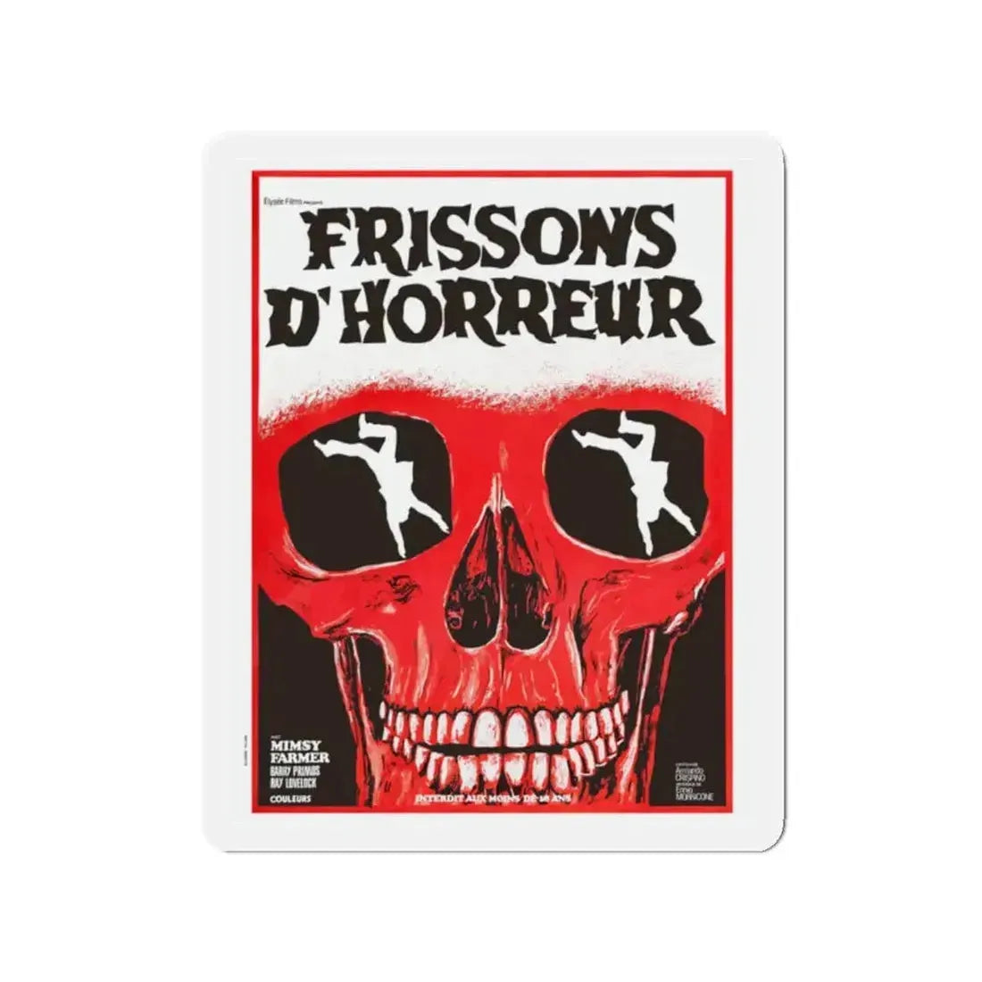 AUTOPSY (FRENCH) 1975 Movie Poster - Refrigerator Magnet - The Sticker Space