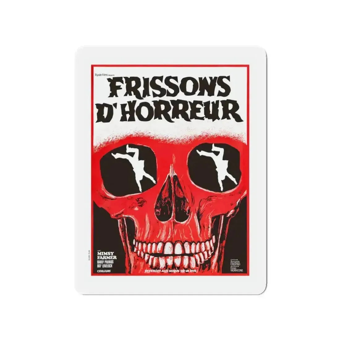 AUTOPSY (FRENCH) 1975 Movie Poster - Refrigerator Magnet - The Sticker Space