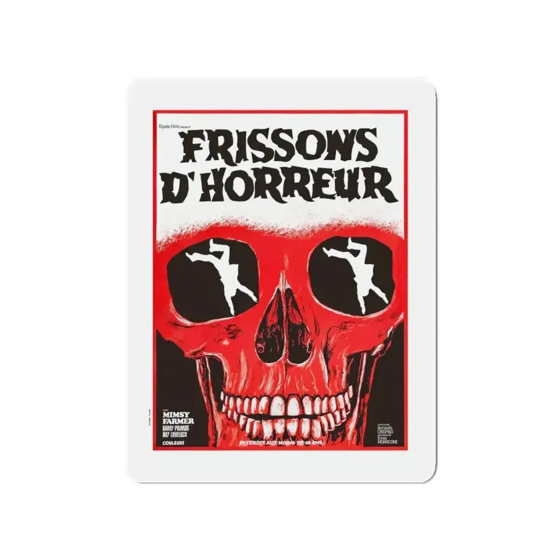 AUTOPSY (FRENCH) 1975 Movie Poster - Refrigerator Magnet - The Sticker Space