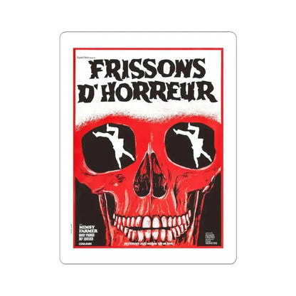 AUTOPSY (FRENCH) 1975 Movie Poster - STICKER Vinyl Kiss-Cut Decal 4 Inch White - The Sticker Space