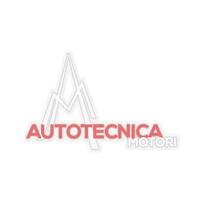 Autotecnica Motori (Logo) STICKER Vinyl Kiss-Cut Decal 3 Inch Transparent - The Sticker Space