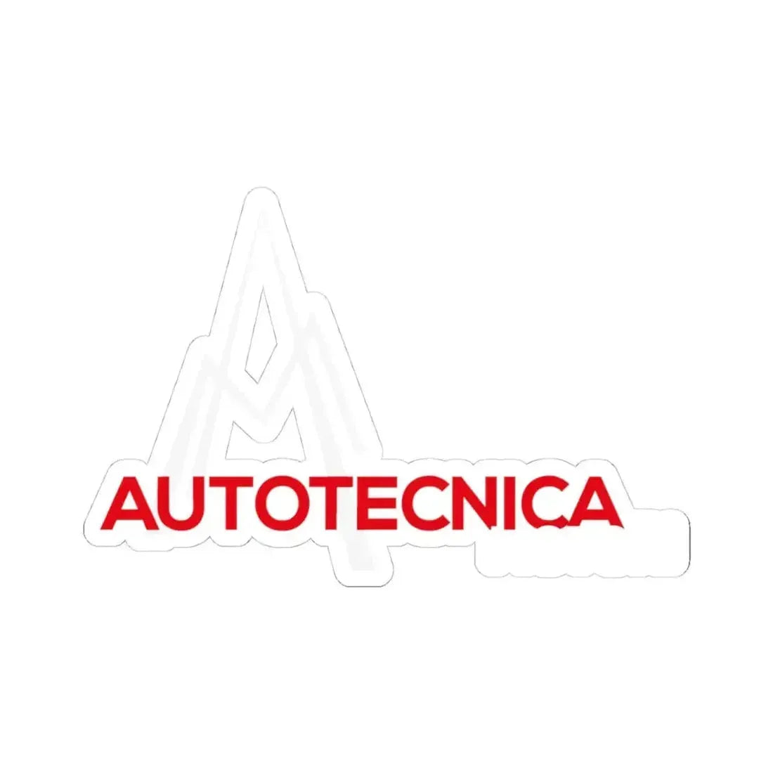 Autotecnica Motori (Logo) STICKER Vinyl Kiss-Cut Decal 4 Inch White - The Sticker Space