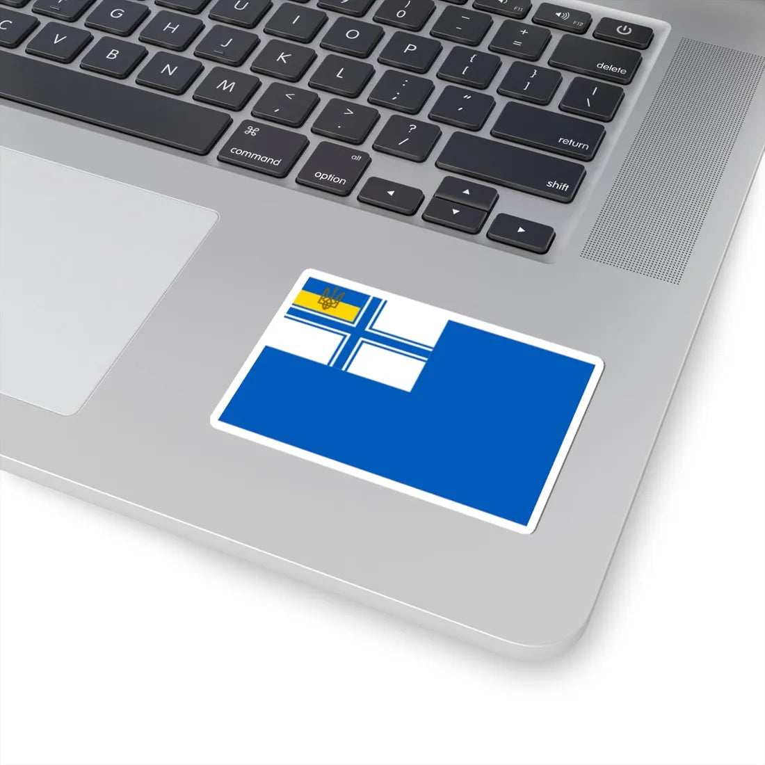 Auxiliary Naval Ensign of Ukraine 1918 (Ukraine) STICKER Vinyl Kiss-Cut Decal - The Sticker Space