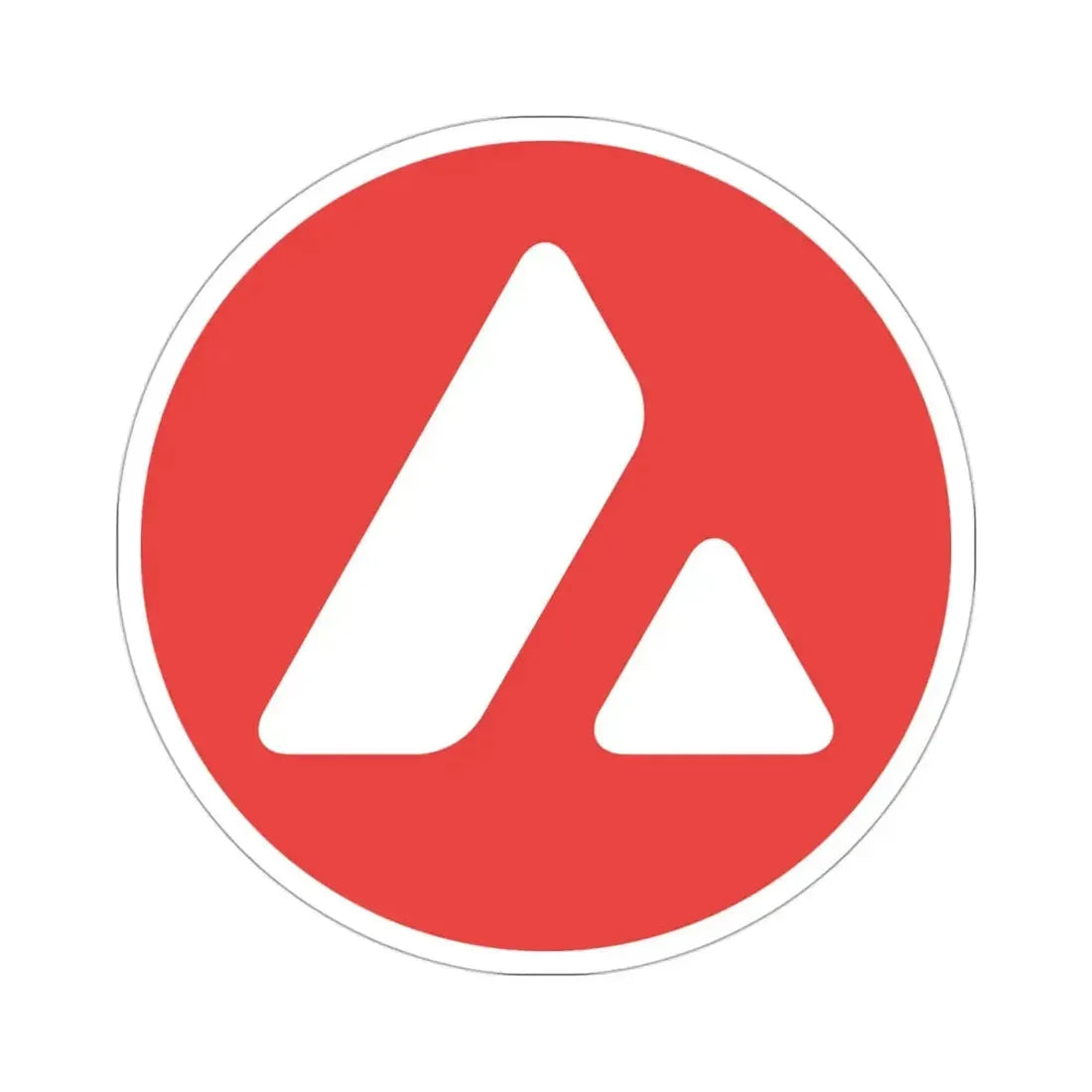 AVALANCHE AVAX (Cryptocurrency) STICKER Vinyl Die-Cut Decal - The Sticker Space