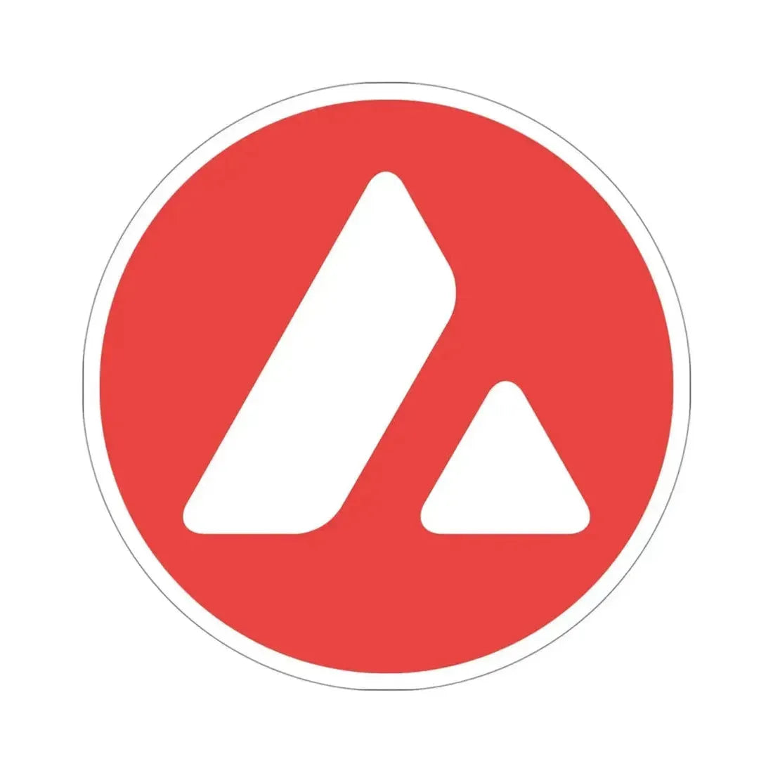 AVALANCHE AVAX (Cryptocurrency) STICKER Vinyl Die-Cut Decal - The Sticker Space