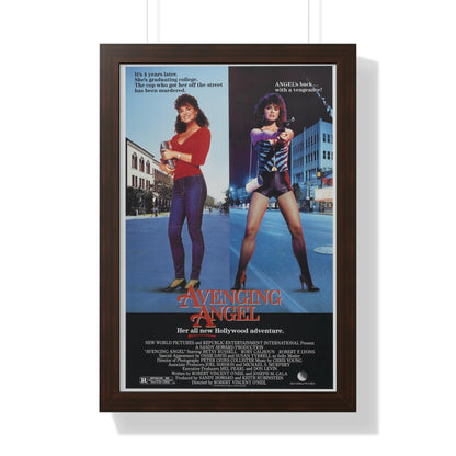 AVENGING ANGEL 1985 - Framed Movie Poster-16″ x 24″-The Sticker Space