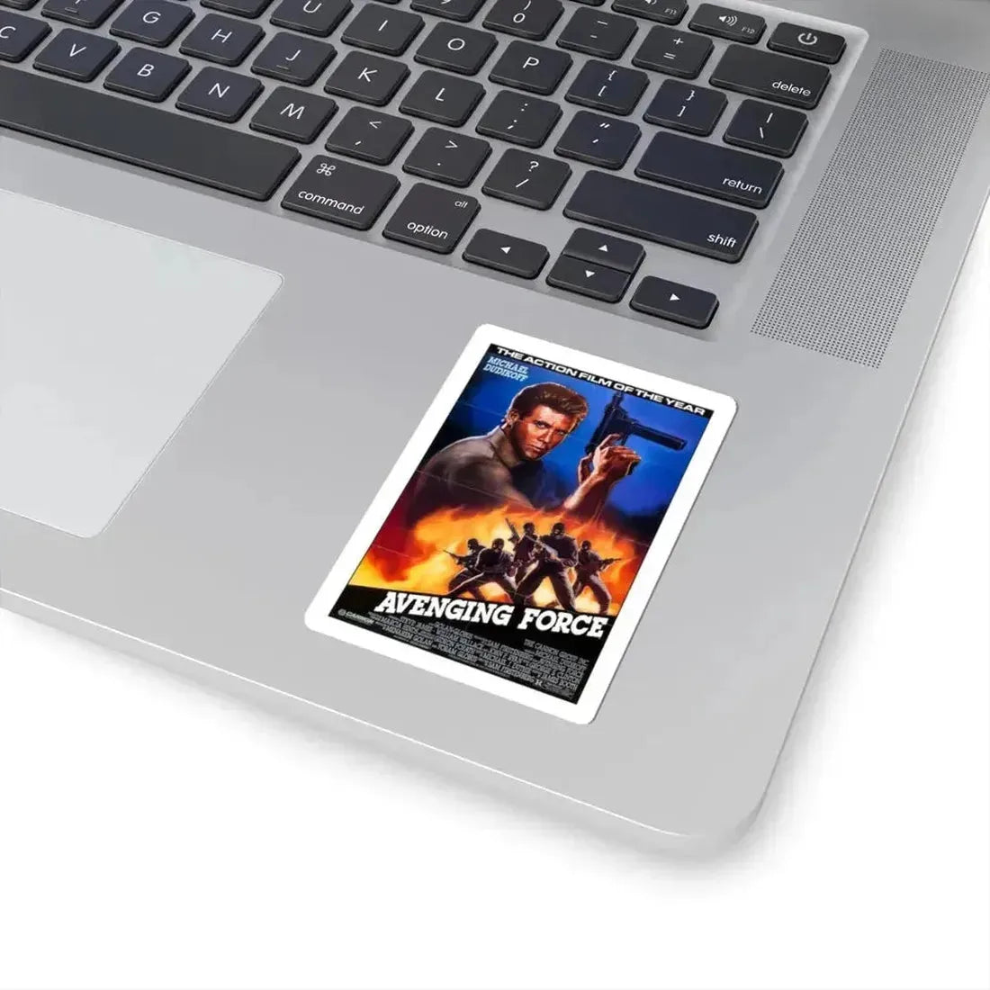 AVENGING FORCE 1986 Movie Poster - STICKER Vinyl Kiss-Cut Decal - The Sticker Space