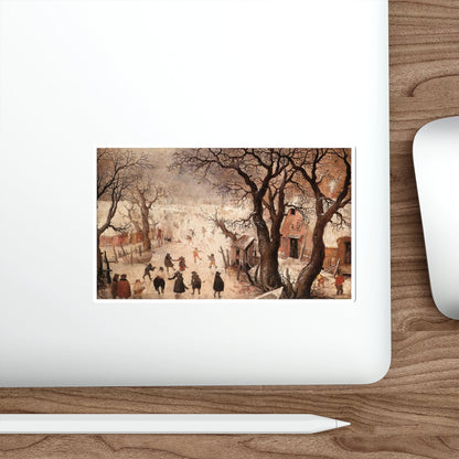 AVERCAMP, Hendrick - Winter Landscape2 (Artwork) STICKER Vinyl Die-Cut Decal