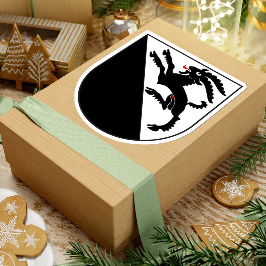 Avers wappen (Switzerland) (Coat of Arms) STICKER Vinyl Kiss-Cut Decal - The Sticker Space