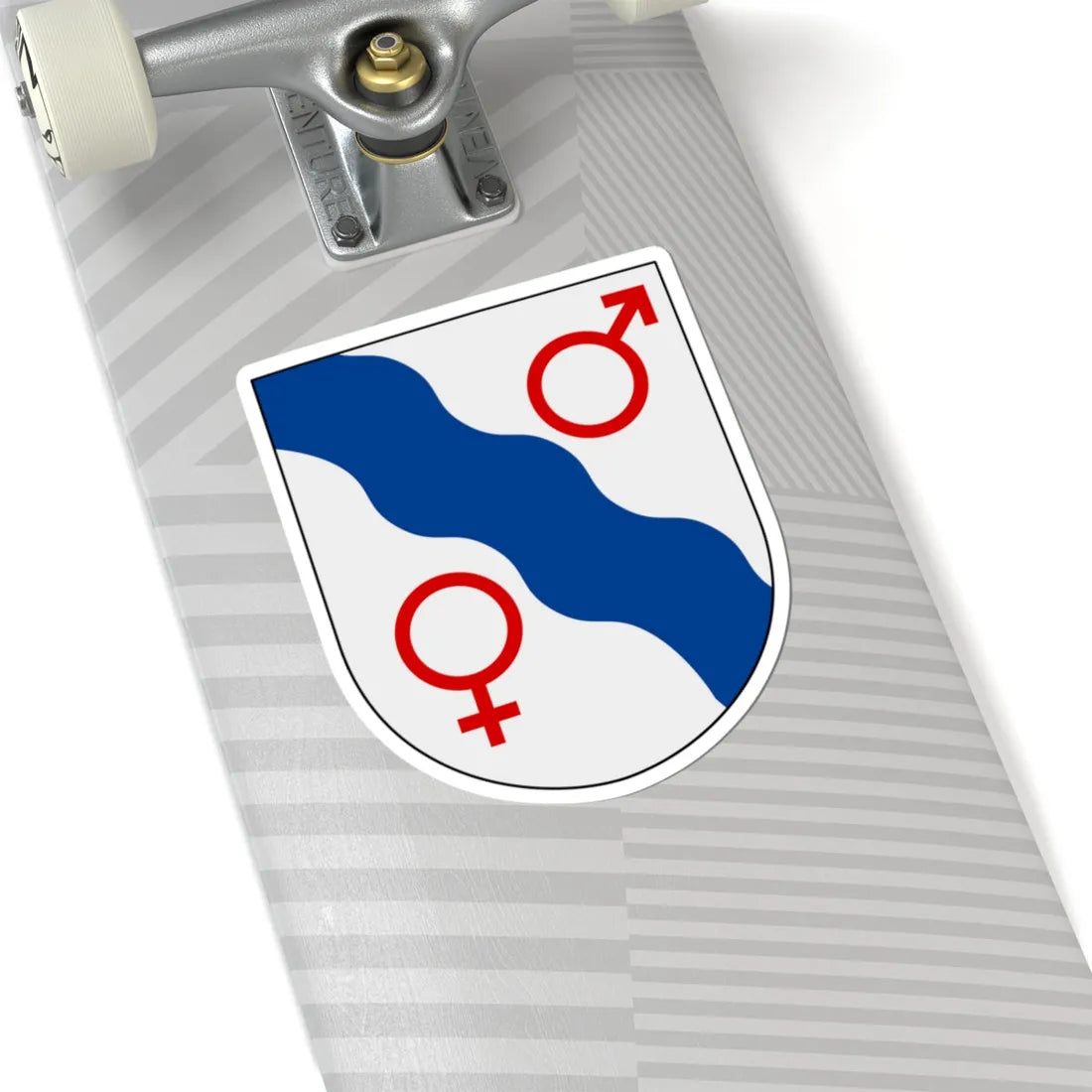Avesta vapen (Sweden) (Coat of Arms) STICKER Vinyl Kiss-Cut Decal - The Sticker Space