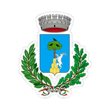 Aviatico-Stemma (Italy) (Coat of Arms) STICKER Vinyl Kiss-Cut Decal 6 Inch White - The Sticker Space