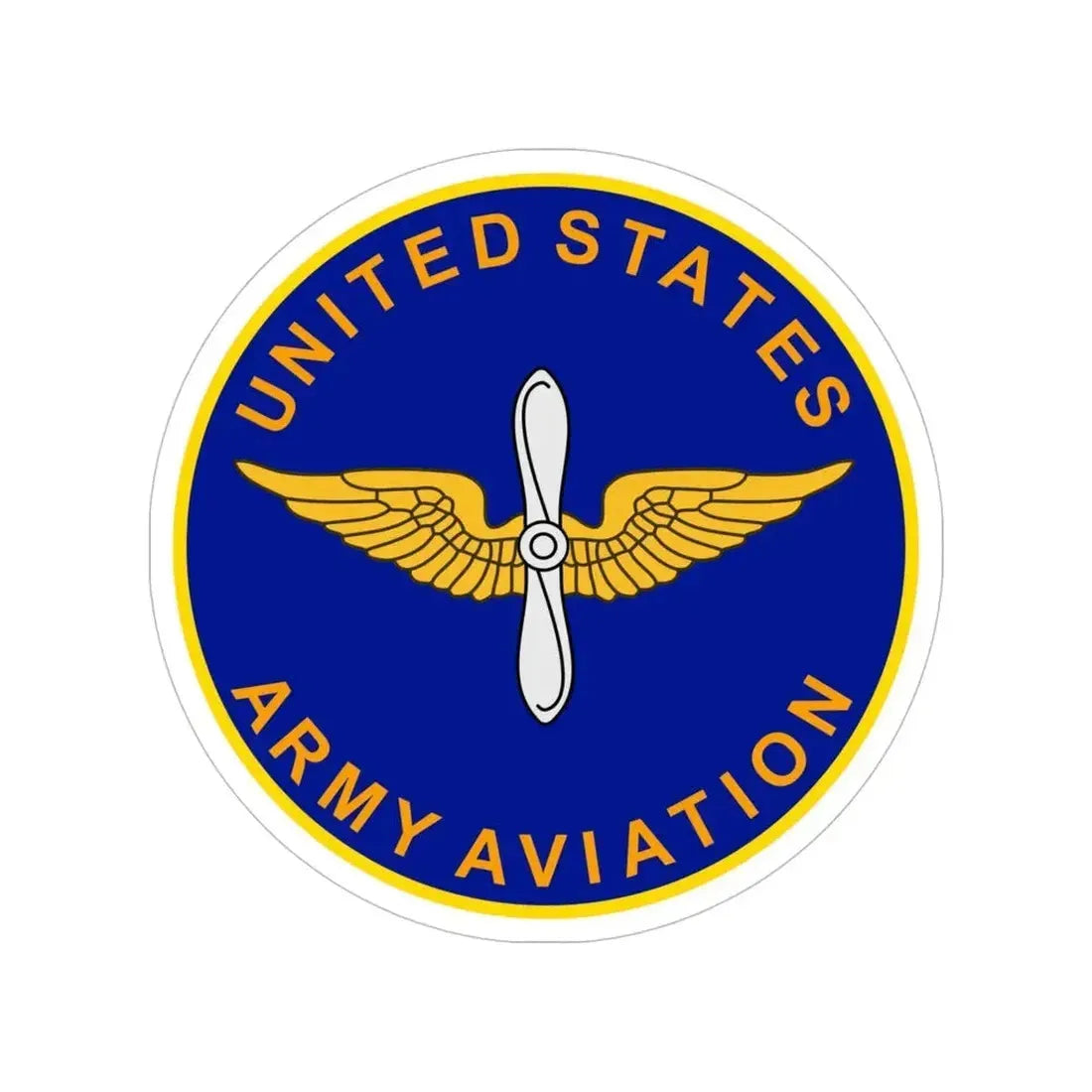 Aviation Branch (U.S. Army) Transparent STICKER Die-Cut Vinyl Decal - The Sticker Space