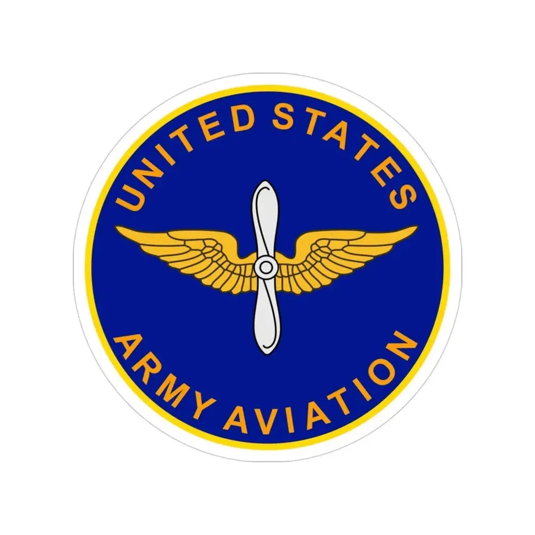 Aviation Branch (U.S. Army) Transparent STICKER Die-Cut Vinyl Decal - The Sticker Space