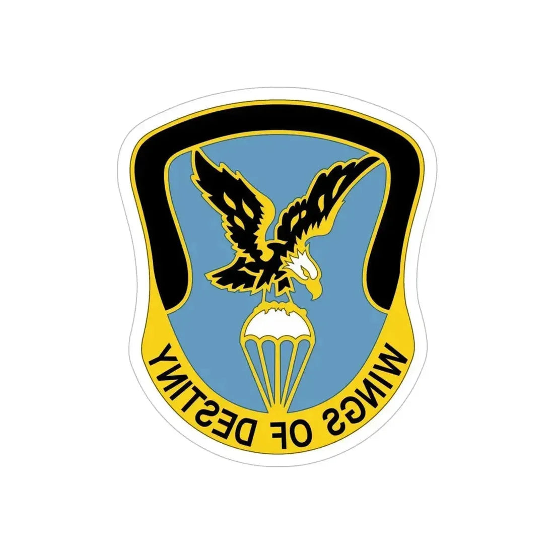 Aviation Brigade 101 Airborne Division (U.S. Army) REVERSE PRINT Transparent Die-Cut STICKER - The Sticker Space