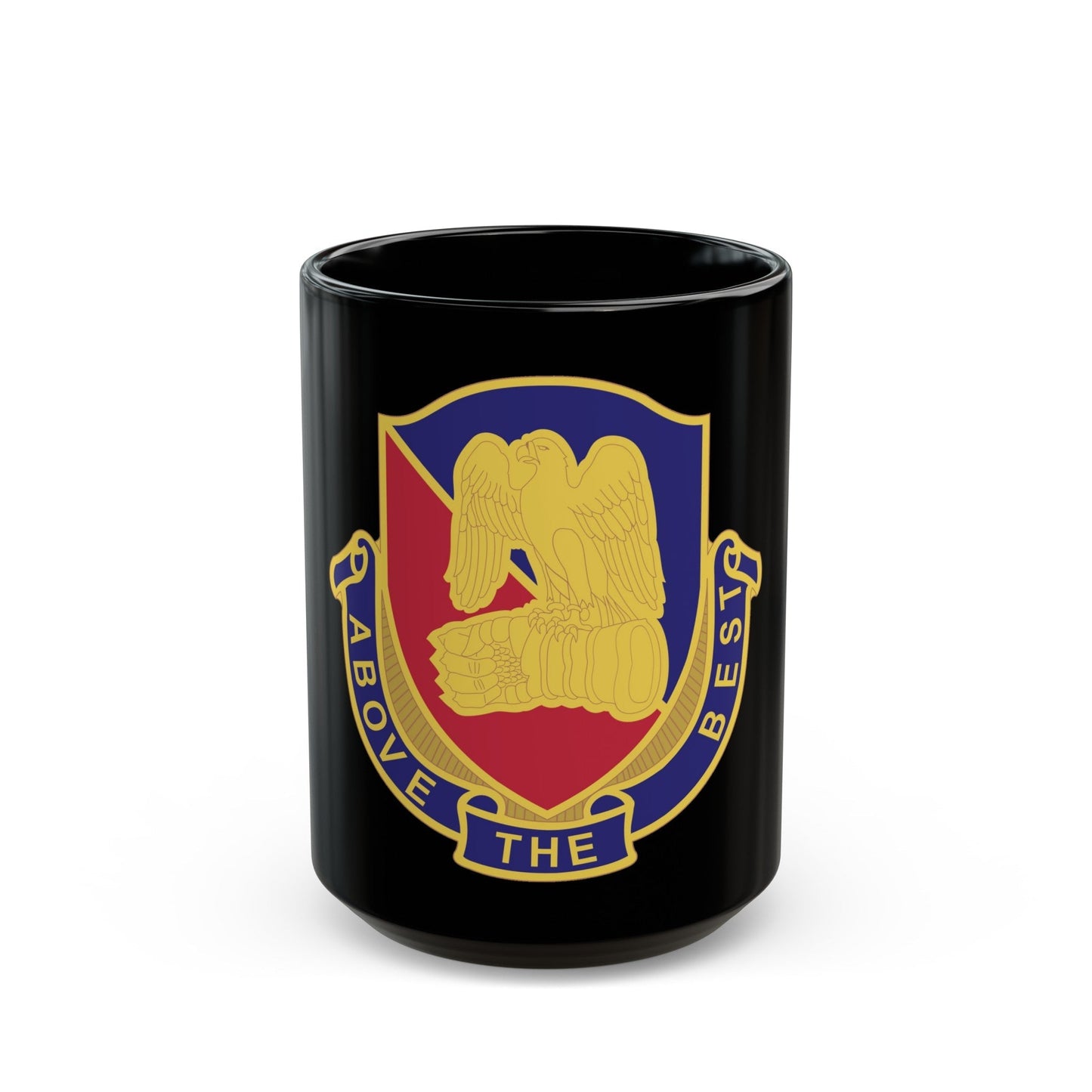 Aviation Center and School 2 (U.S. Army) Black Coffee Mug-15oz-The Sticker Space