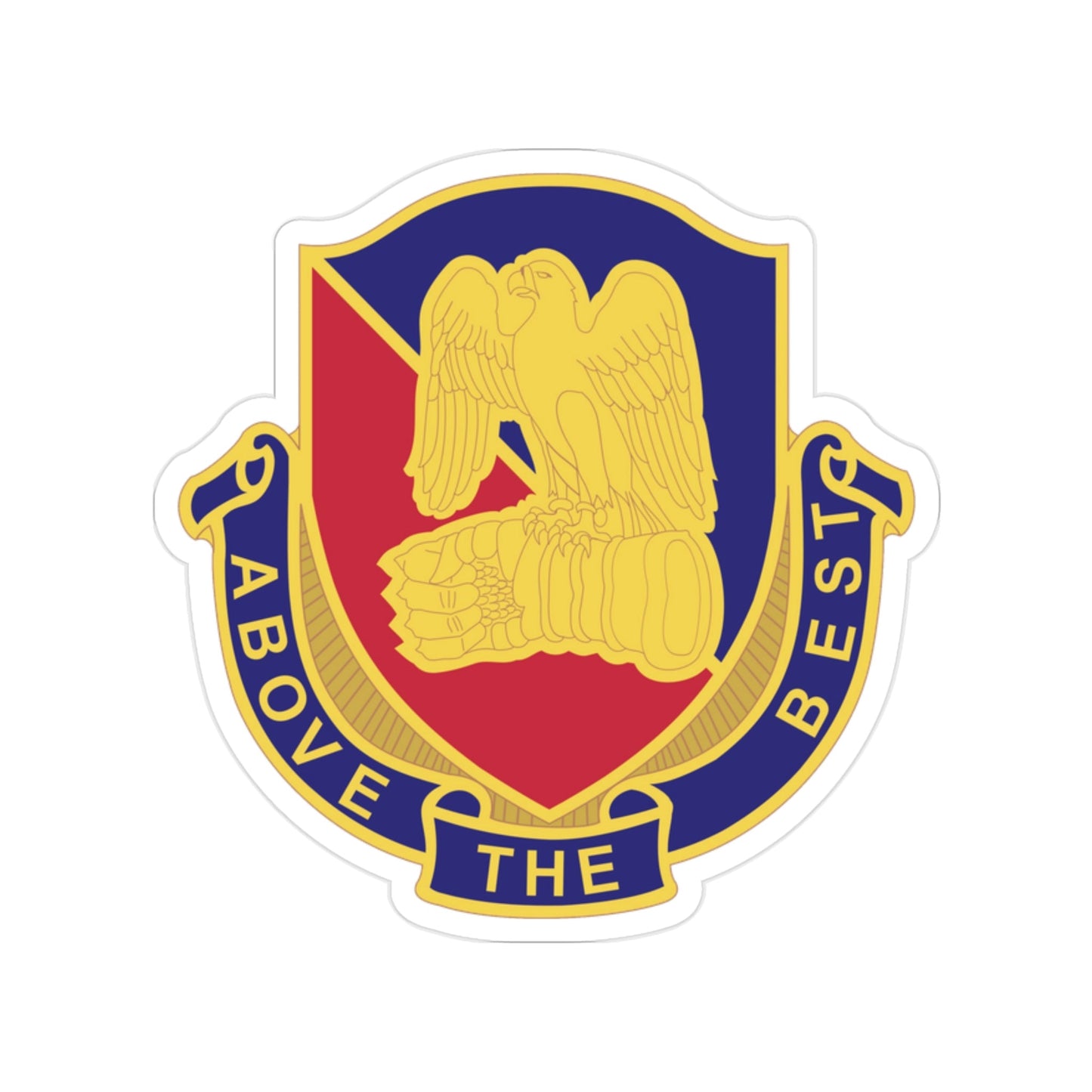 Aviation Center and School 2 (U.S. Army) Transparent STICKER Die-Cut Vinyl Decal-2 Inch-The Sticker Space