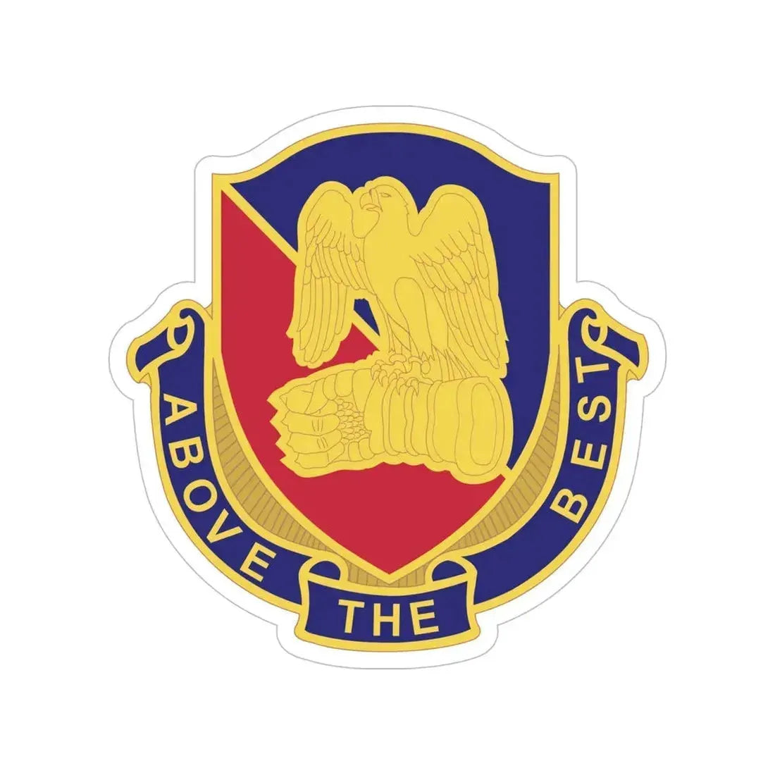 Aviation Center and School 2 (U.S. Army) Transparent STICKER Die-Cut Vinyl Decal 6 Inch - The Sticker Space