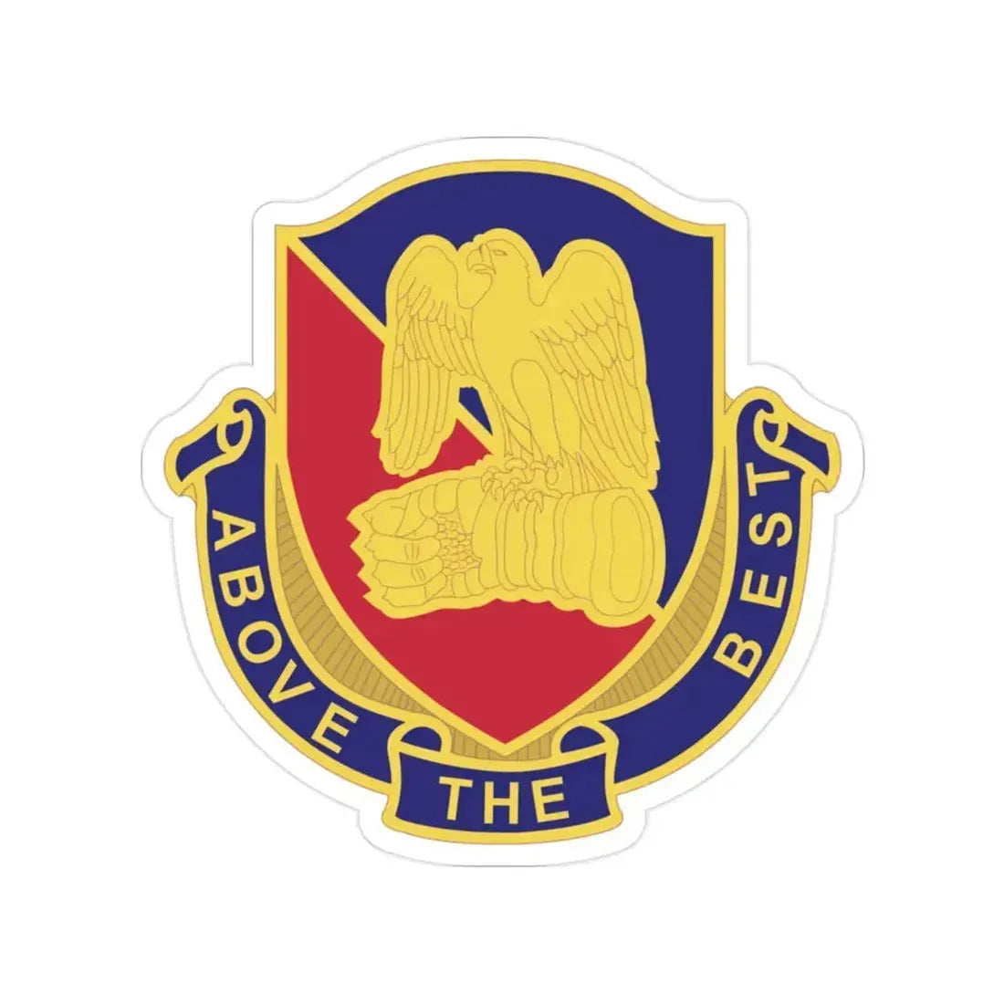 Aviation Center and School 2 (U.S. Army) Transparent STICKER Die-Cut Vinyl Decal - The Sticker Space