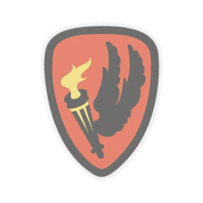 Aviation Center and School (U.S. Army) STICKER Vinyl Kiss-Cut Decal 3 Inch Transparent - The Sticker Space