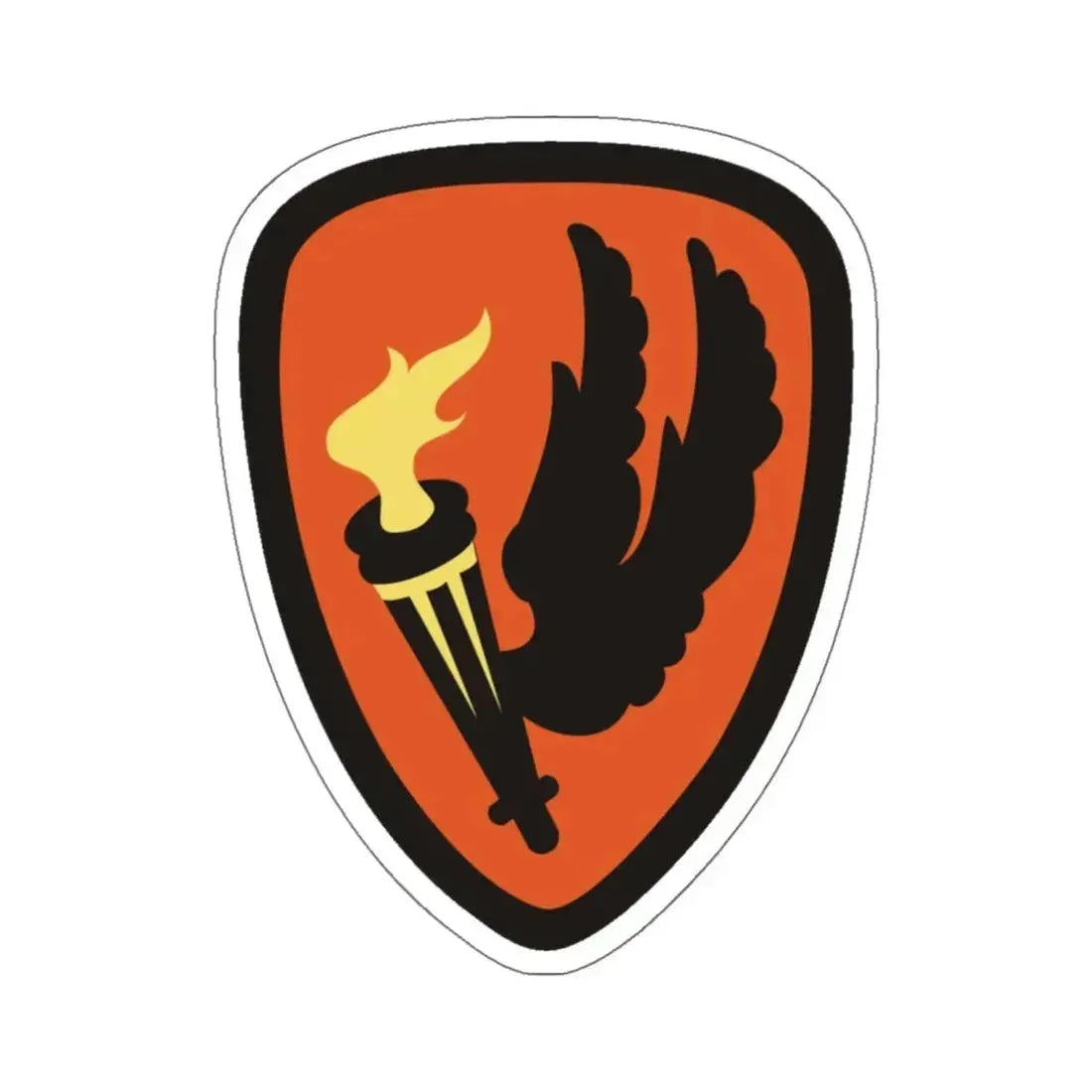 Aviation Center and School (U.S. Army) STICKER Vinyl Kiss-Cut Decal 6 Inch White - The Sticker Space