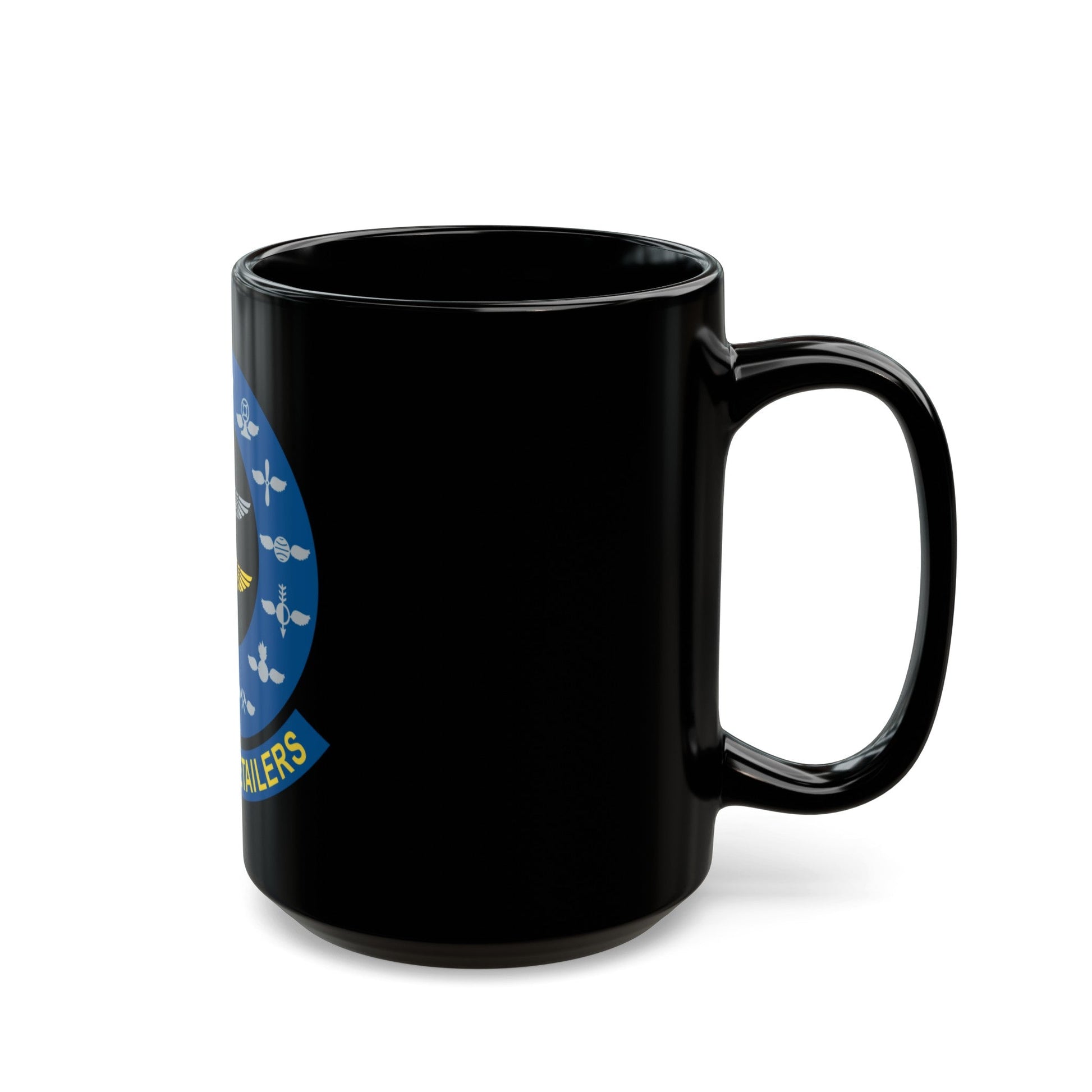 Aviation Detailers (U.S. Navy) Black Coffee Mug-The Sticker Space