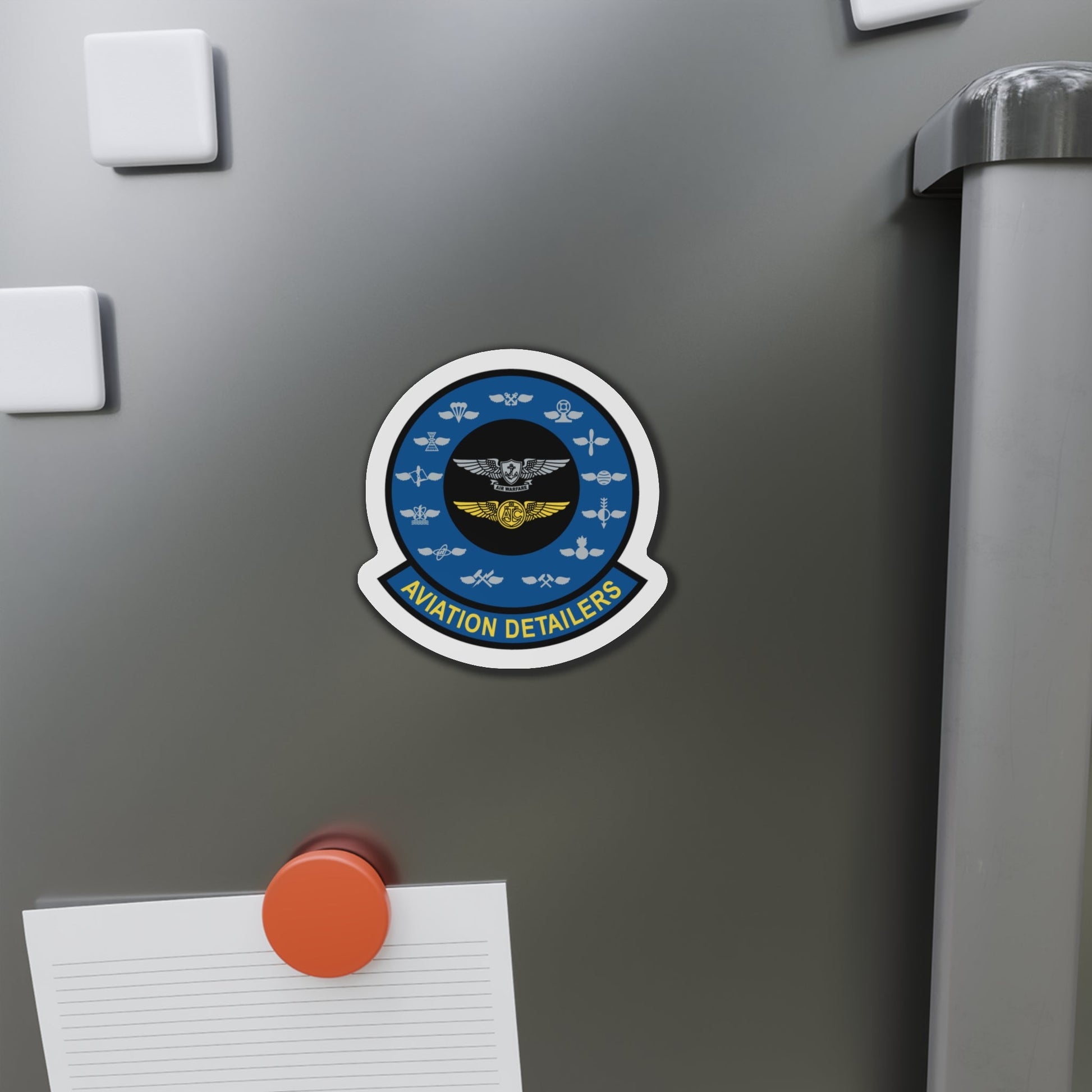 Aviation Detailers (U.S. Navy) Die-Cut Magnet-The Sticker Space