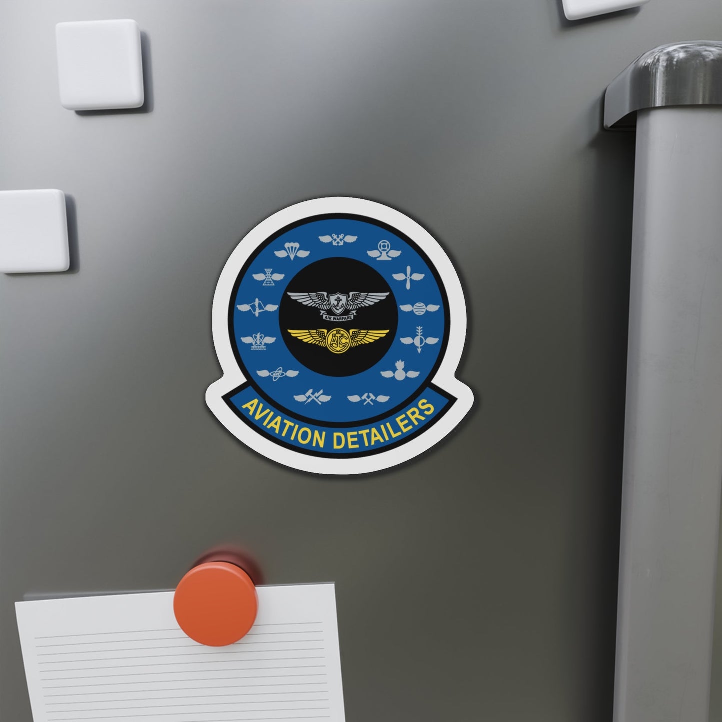 Aviation Detailers (U.S. Navy) Die-Cut Magnet-The Sticker Space