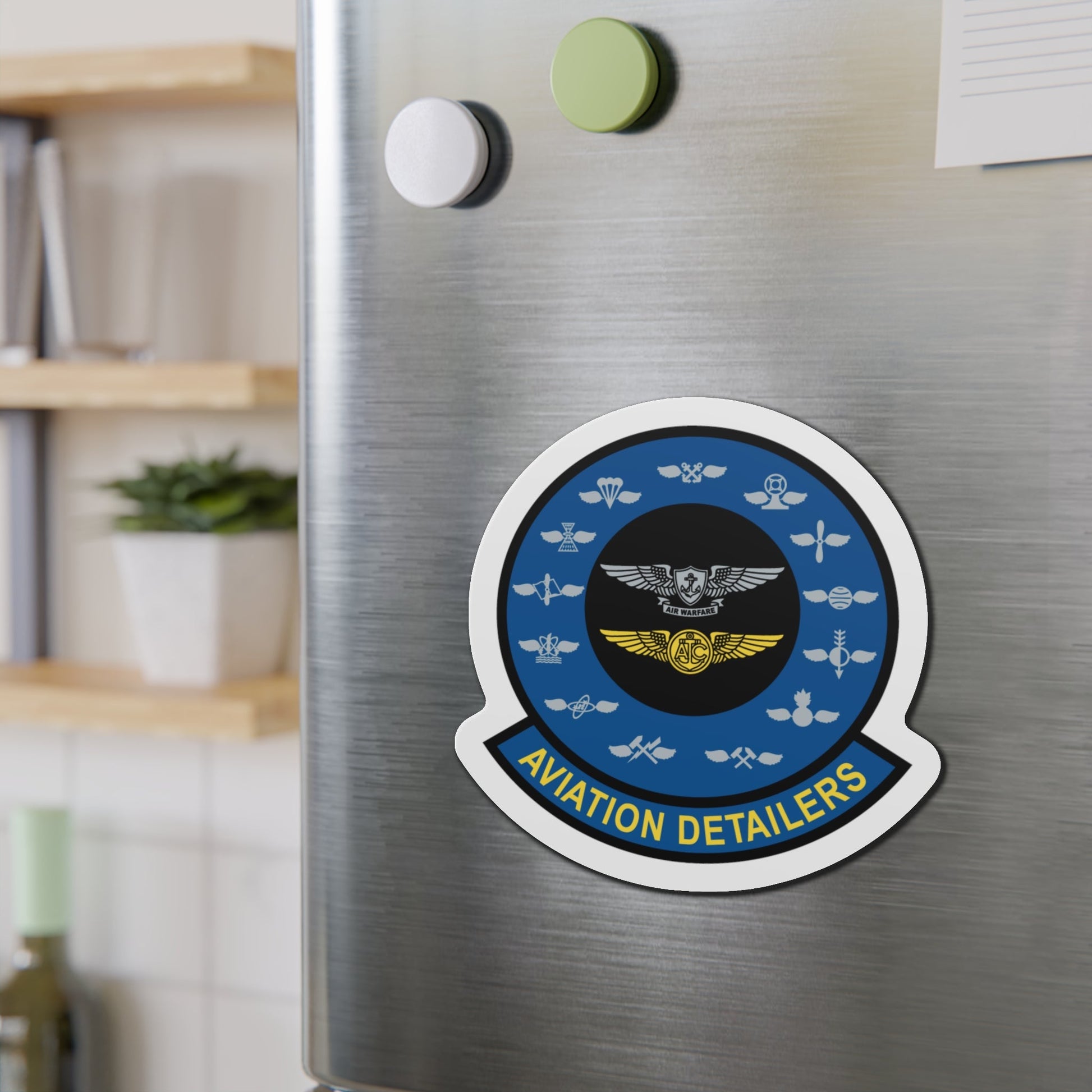 Aviation Detailers (U.S. Navy) Die-Cut Magnet-The Sticker Space