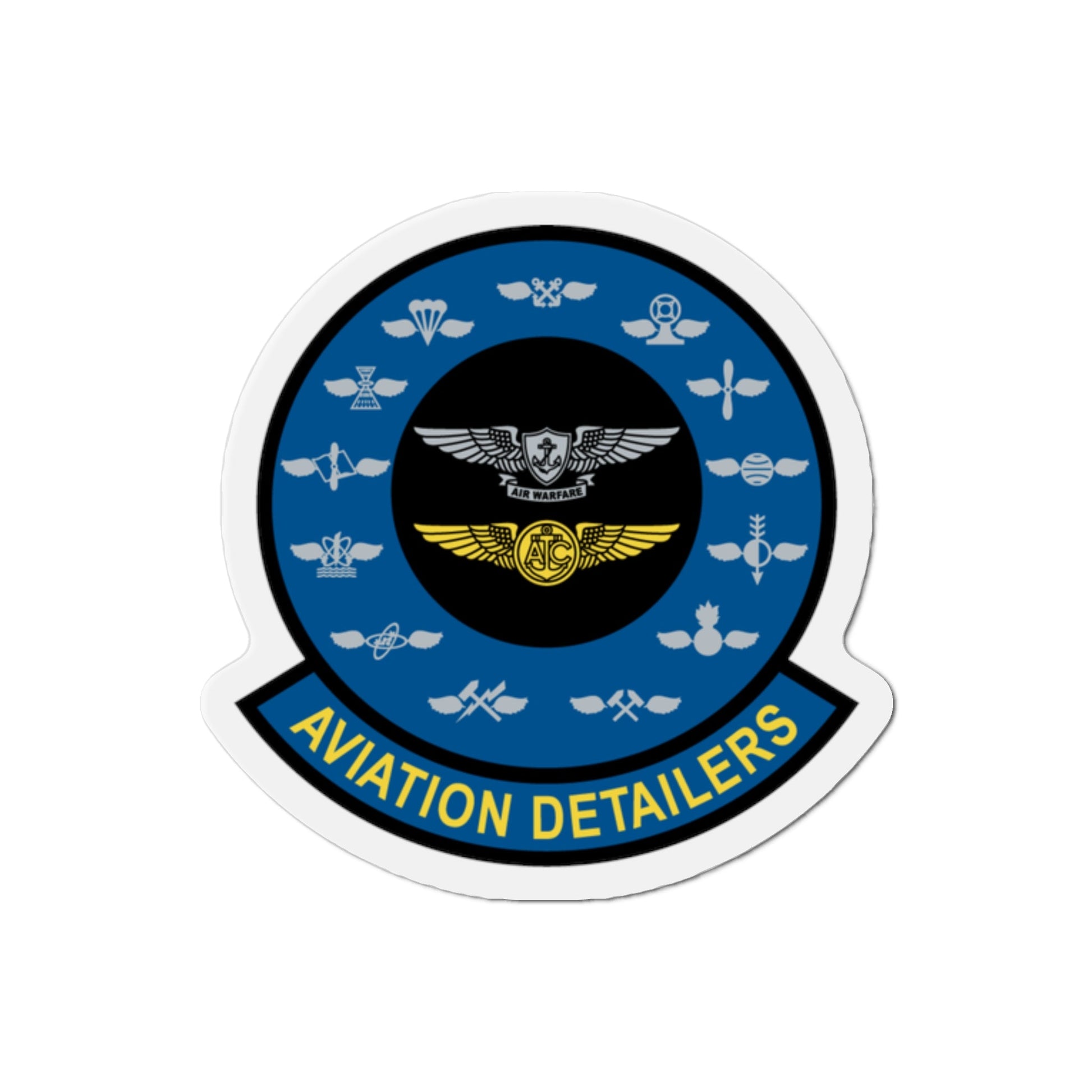 Aviation Detailers (U.S. Navy) Die-Cut Magnet-2" x 2"-The Sticker Space