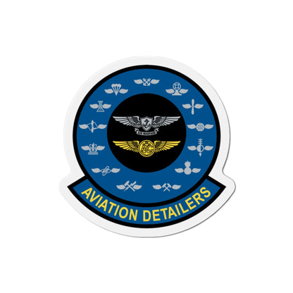 Aviation Detailers (U.S. Navy) Die-Cut Magnet-3" x 3"-The Sticker Space