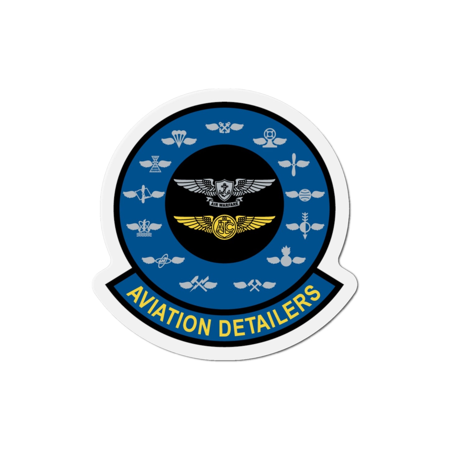 Aviation Detailers (U.S. Navy) Die-Cut Magnet-4" x 4"-The Sticker Space