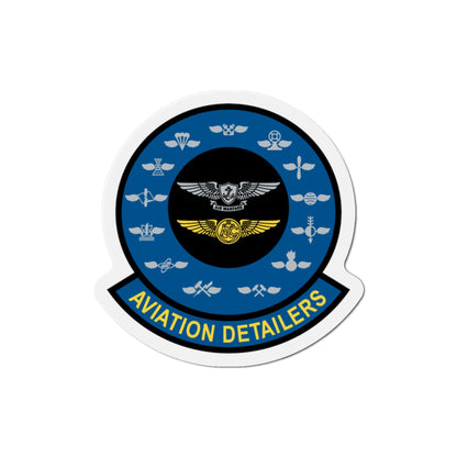 Aviation Detailers (U.S. Navy) Die-Cut Magnet-4" x 4"-The Sticker Space