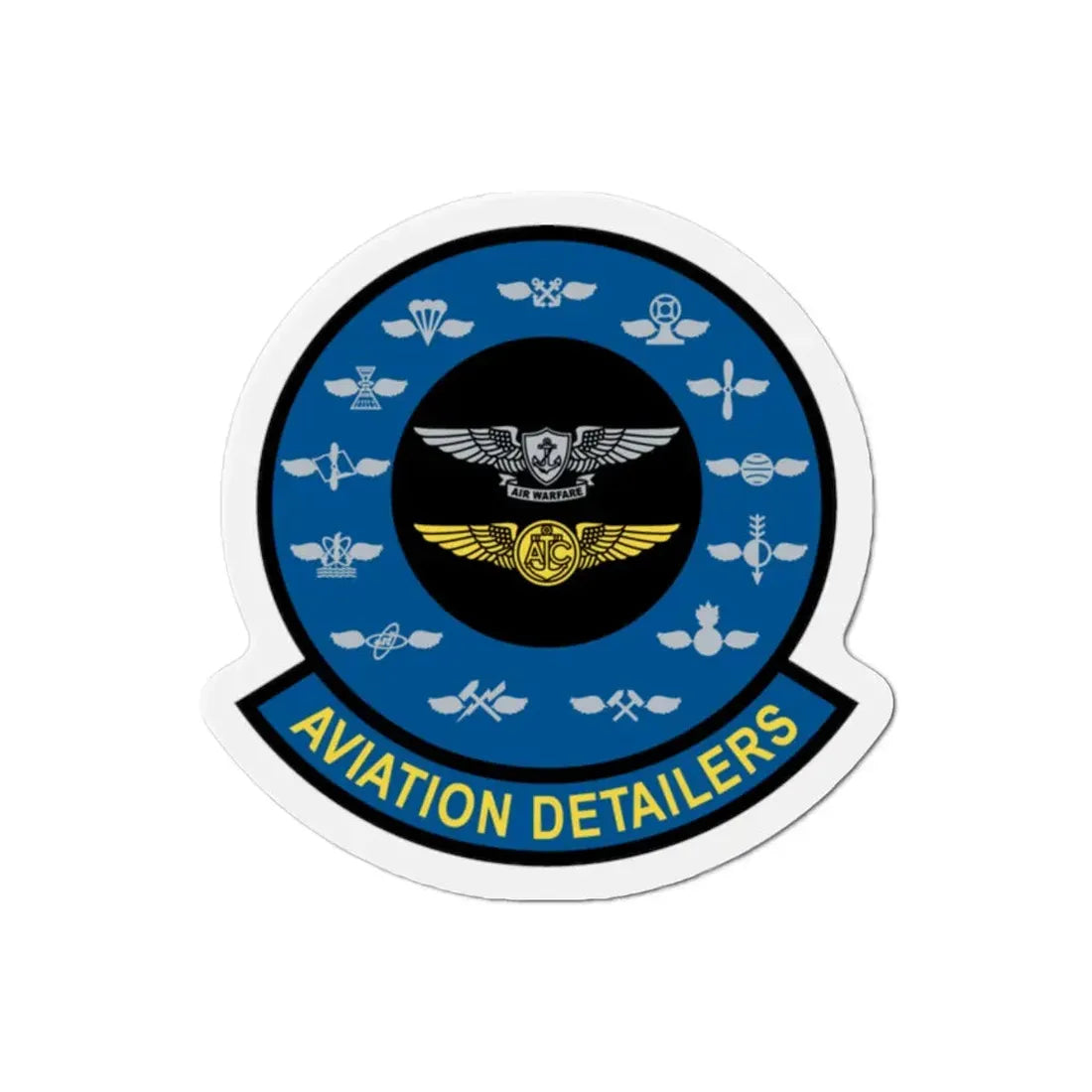 Aviation Detailers (U.S. Navy) Refrigerator Magnet 2 Inch - The Sticker Space