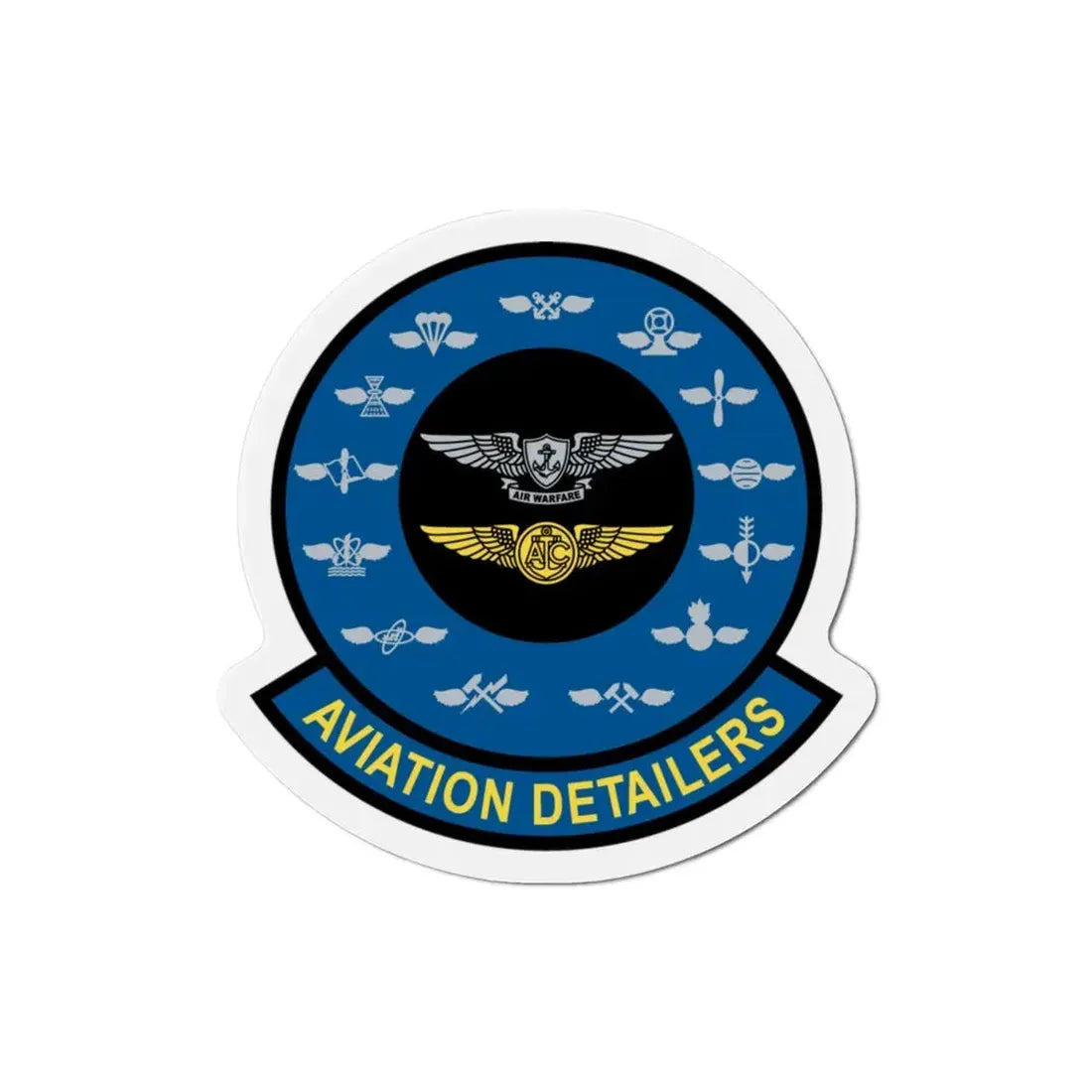 Aviation Detailers (U.S. Navy) Refrigerator Magnet 3 Inch - The Sticker Space