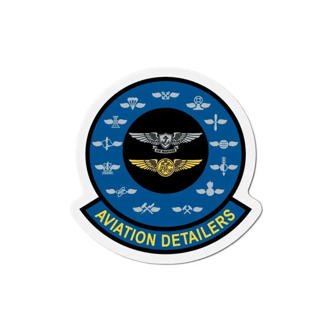 Aviation Detailers (U.S. Navy) Refrigerator Magnet 5 Inch - The Sticker Space