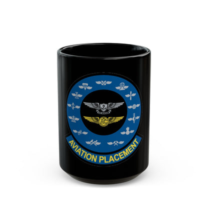 Aviation Placement (U.S. Navy) Black Coffee Mug-15oz-The Sticker Space