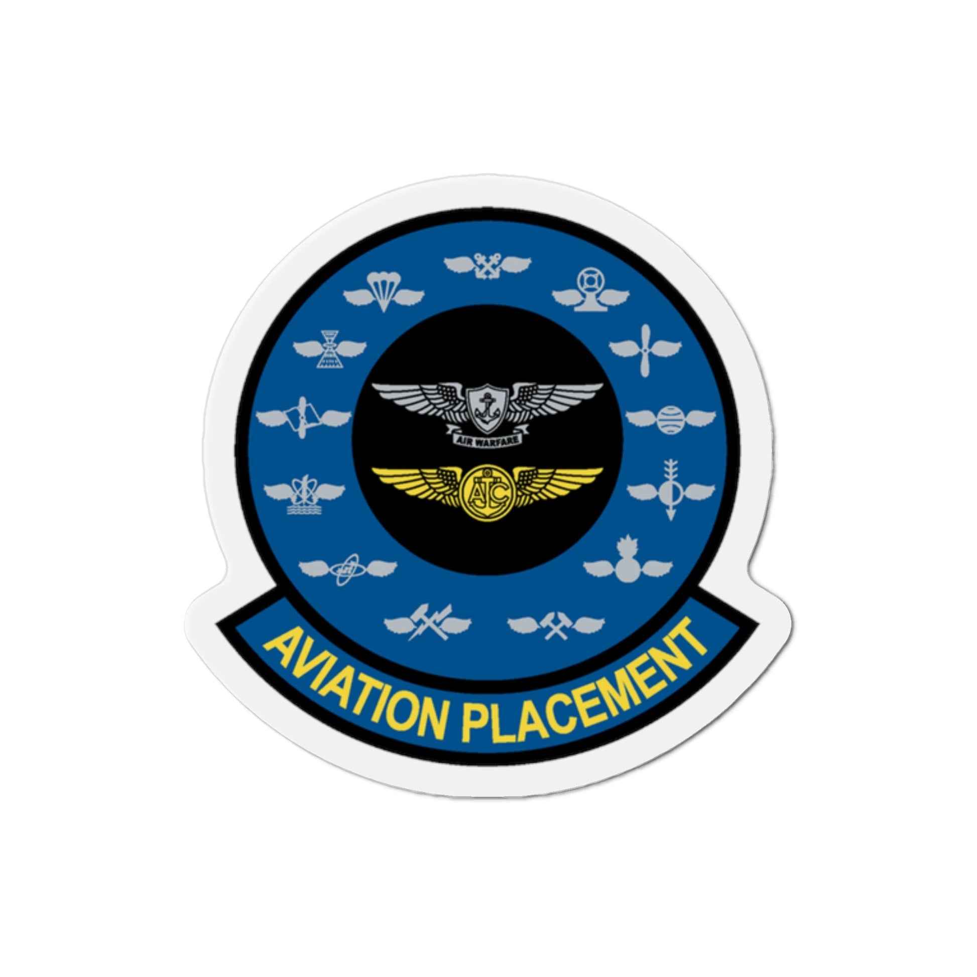 Aviation Placement (U.S. Navy) Die-Cut Magnet-2" x 2"-The Sticker Space