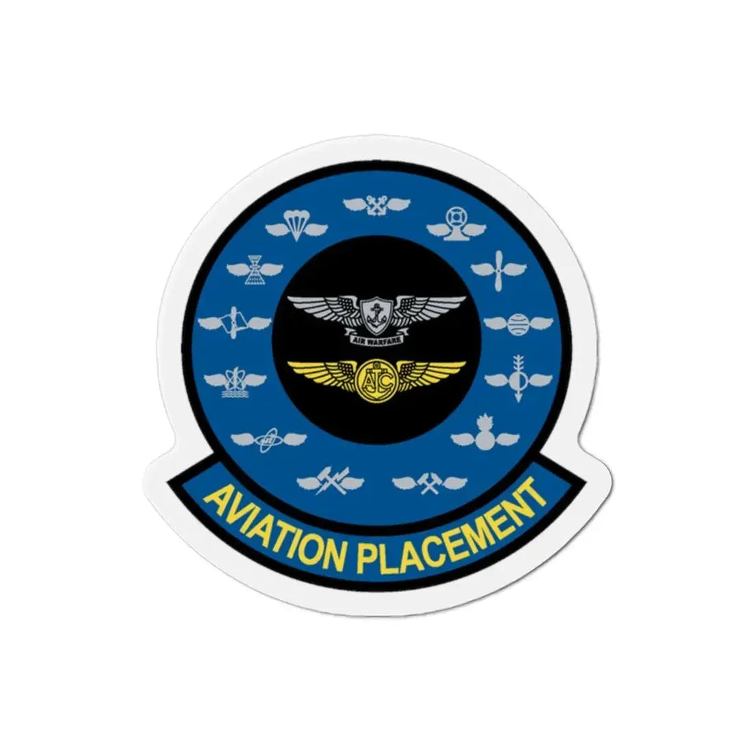 Aviation Placement (U.S. Navy) Refrigerator Magnet 2 Inch - The Sticker Space