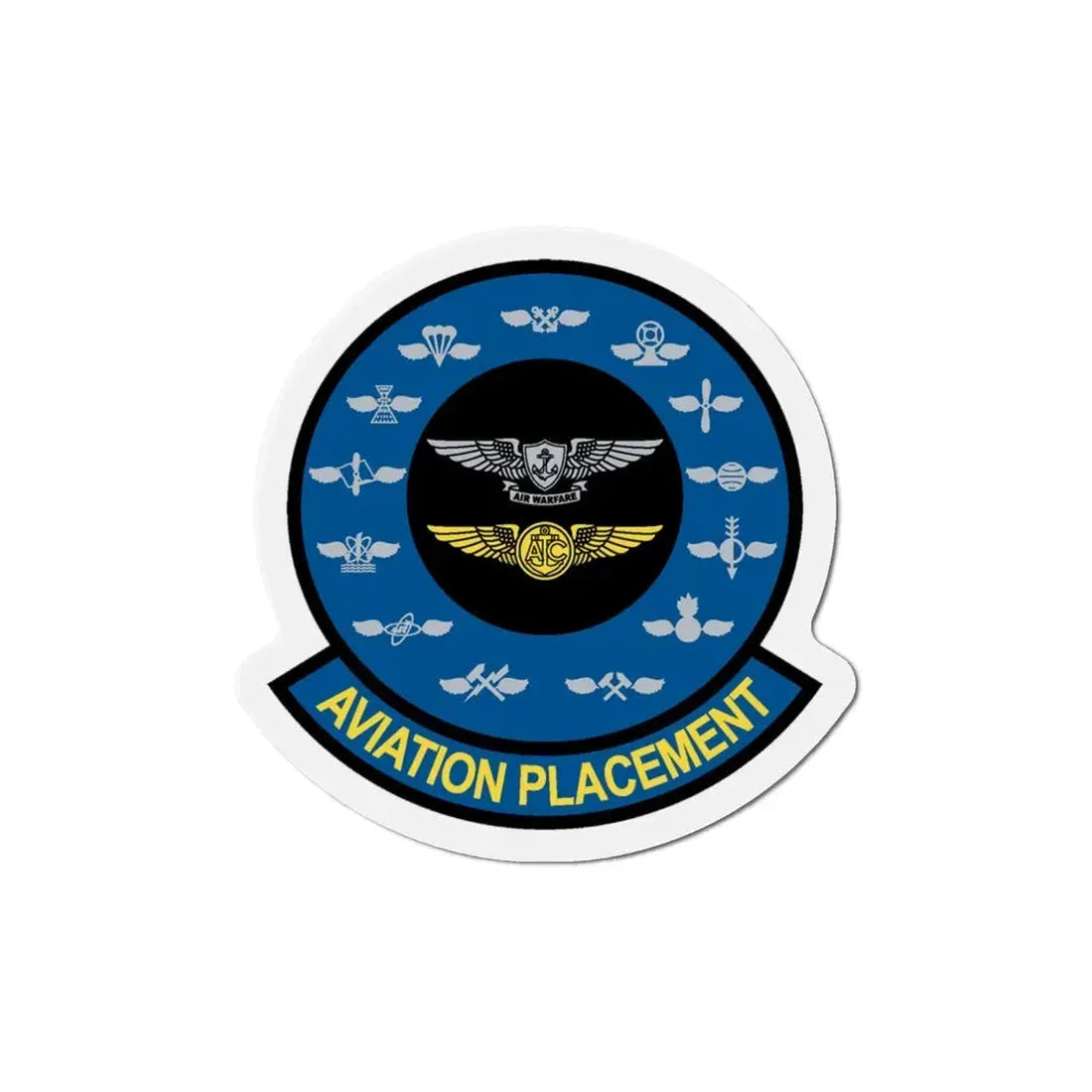 Aviation Placement (U.S. Navy) Refrigerator Magnet 5 Inch - The Sticker Space