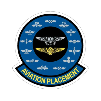 Aviation Placement (U.S. Navy) STICKER Vinyl Die-Cut Decal 3 Inch - The Sticker Space